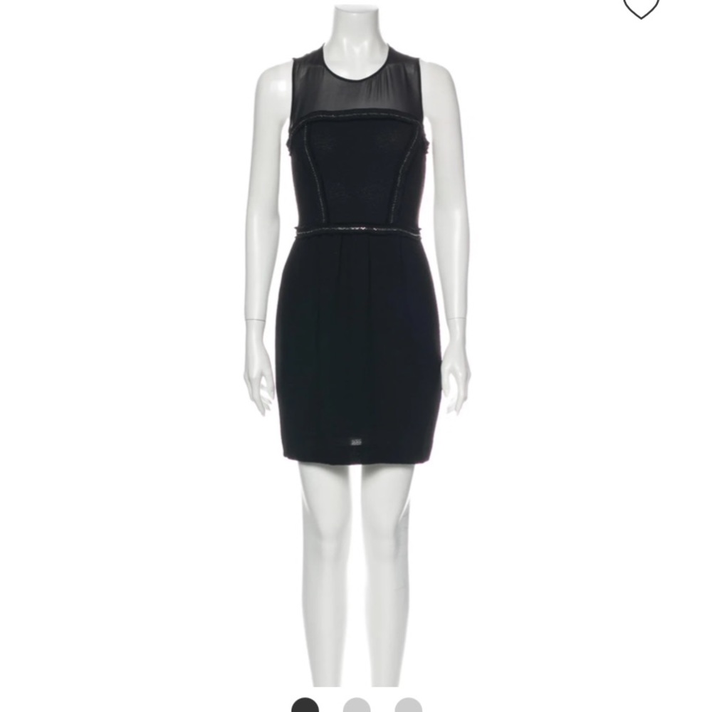 Sandro crew neck mini dress